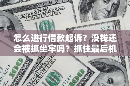 武汉怎么进行借款起诉？没钱还会被抓坐牢吗？抓住最后机会！