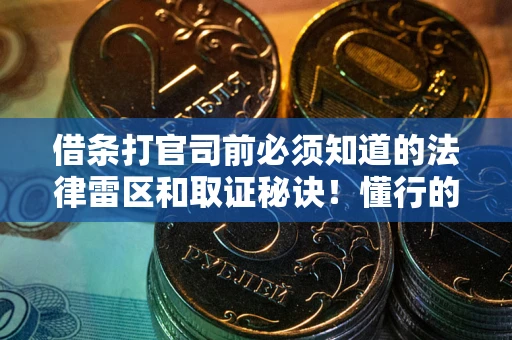 武汉借条打官司前必须知道的法律雷区和取证秘诀！懂行的人已经留好这些证据