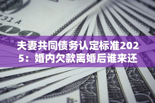 武汉夫妻共同债务认定标准2025：婚内欠款离婚后谁来还？