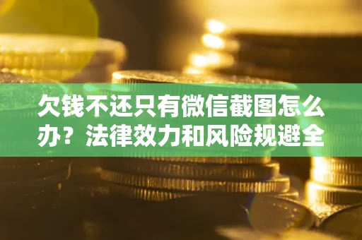 武汉欠钱不还只有微信截图怎么办？法律效力和风险规避全解析