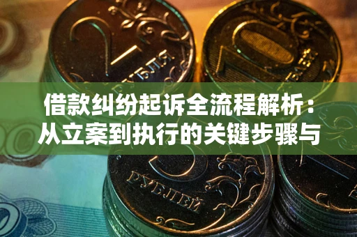 武汉借款纠纷起诉全流程解析：从立案到执行的关键步骤与防败诉指南