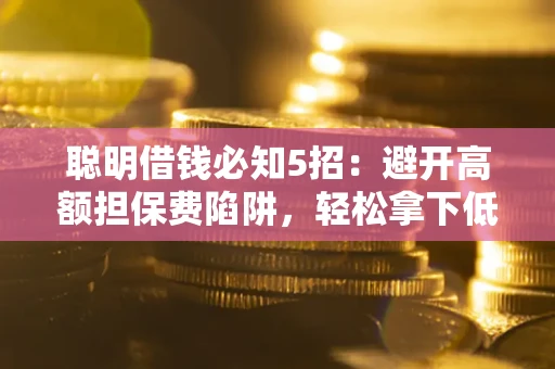 武汉聪明借钱必知5招：避开高额担保费陷阱，轻松拿下低息贷款