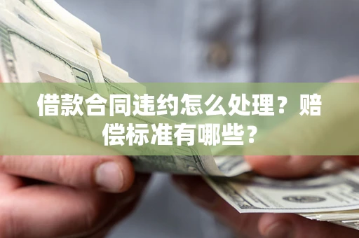 武汉借款合同违约怎么处理？赔偿标准有哪些？