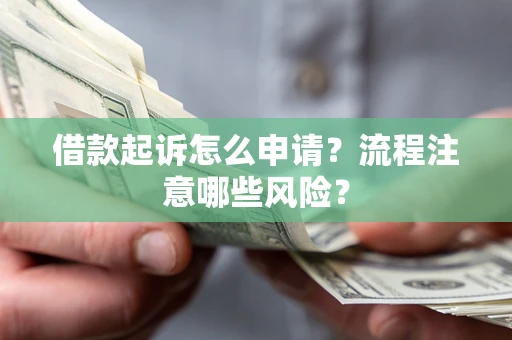 武汉借款起诉怎么申请？流程注意哪些风险？