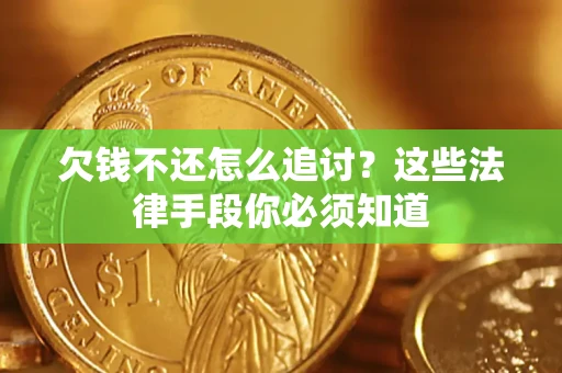 武汉欠钱不还怎么追讨？这些法律手段你必须知道