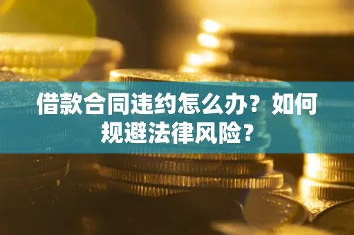 武汉借款合同违约怎么办？如何规避法律风险？