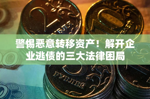 武汉警惕恶意转移资产！解开企业逃债的三大法律困局